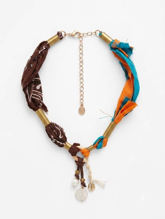 Jewelry - Free People x Ariana Ost Alpha Choker Mixed Media Boho Necklace